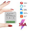 Axyaa ZigBee Smart Switch 16A 2-Way Control Alexa Google Home Smart Life App