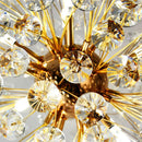 Axyaa Dandelion Crystal Chandelier: Modern Glass Nordic Light