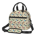 Dachshund Print Insulated Lunch Bag by Axyaa - Waterproof Thermal Tote with Adjustable Strap