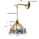 Axyaa Butterfly Glass LED Wall Lights - Nordic Modern Design
