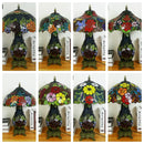 Tiffany Dragonfly Table Lamp Flower Art Deco by Axyaa