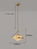 Axyaa Nordic Glass Pendant Lamp: Modern Minimalist Design for Study and Bedroom