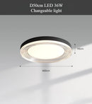 Axyaa Modern Glass Ceiling Light with Water Ripple Glass Lampshade
