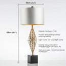 Axyaa Contemporary Golden LED Table Lamp for Stylish Living Spaces