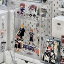 Axyaa Dolls Badge Acrylic Display Stand for Action Figures - Dustproof Organizer Cabinet