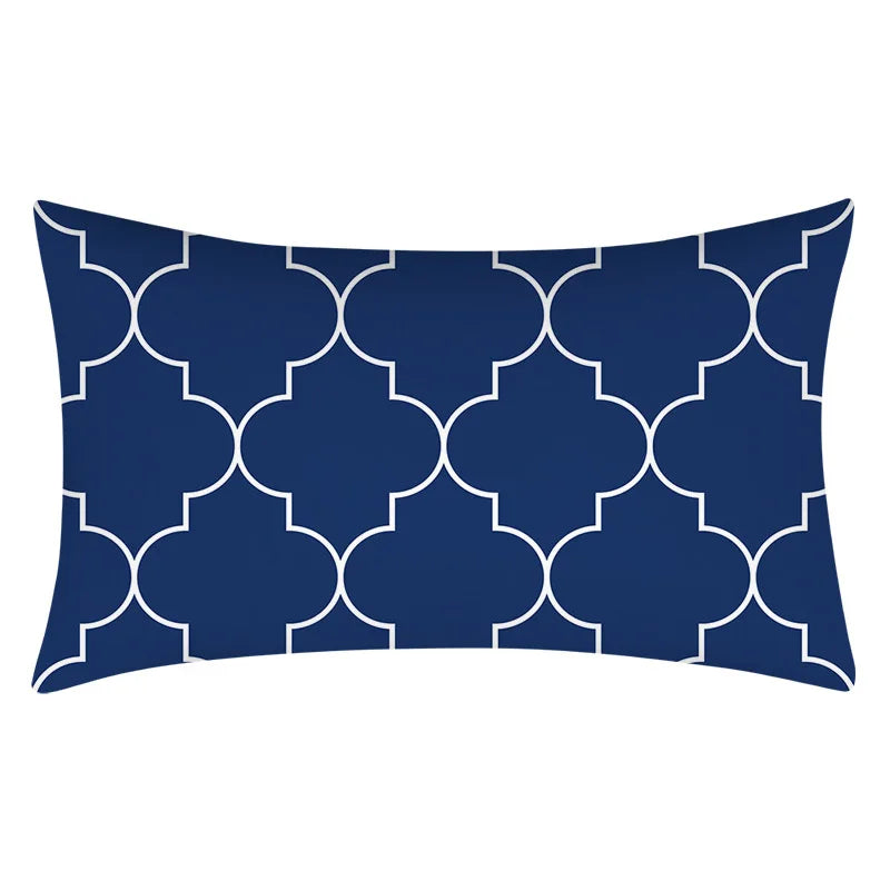 Axyaa Geometric Cushion Cover 30x50 Polyester Pillowcase for Home Decor