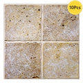 Axyaa 3D Faux Stone Tile Sticker for Kitchen and Bathroom Walls