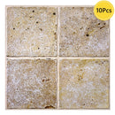 Axyaa 3D Faux Stone Tile Sticker for Kitchen and Bathroom Walls