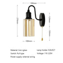 Axyaa Industrial Windshield Lights: Retro Iron Scones for Staircase, Bedside & Aisle Lighting