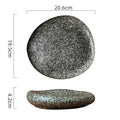 Axyaa Ceramic Shape Plate for Pastries, Sushi, and Desserts