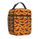 Axyaa Insulated Goth Bats Lunch Bag: Reusable Waterproof Thermal Cooler Tote