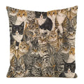 Colorful Cute Cats Pillow Case Set by Axyaa - Home Decor 40x40 45x45