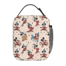 Axyaa Minnie Mouse Insulated Lunch Bag for Girls - Cute School Picnic Food Storage