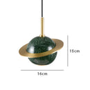 Axyaa Marble Pendant Lamp: Stylish Hanging Chandelier for Various Settings