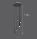 Axyaa Modern Chandeliers - Stylish Indoor Lighting Fixtures for Living Room & Stairway