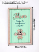 Axyaa Wooden 'Mom' Puzzle Frame, Green Wall Art Ornaments, Home Decor, Mother's Day Gift