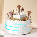 Axyaa Makeup Brush Holder Box, Rotating Brush Storage Cup - 5 Slots