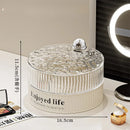 Axyaa Jewelry Box Organizer | Multi-layer Rotating Storage for Earrings & Necklaces