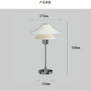 Axyaa Bauhaus Cream Bedside Table Lamps for Stylish Minimalist Home Decor.