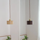 Axyaa Nordic Modern Copper LED Pendant Light for Home Indoor Decor