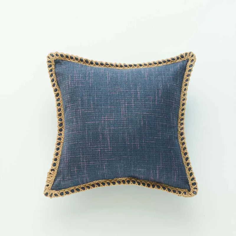Nordic Linen Cushion Covers 45x45 for Sofa Living Room Bed - Axyaa