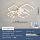 Axyaa Modern LED Chandelier for Home Lighting - Black/White, AC110-220V