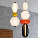 Axyaa Glass Led Pendant Chandelier for Restaurant Living Room Decor