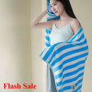Axyaa Coral Fleece Bath Towel - Large Size, Unisex, Korean Style