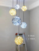 Axyaa LED Pendant Lights Chandeliers for Modern Living & Dining Room Lighting
