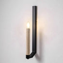Axyaa Yellow Cave Stone Candle Sconce Light - Wabi Sabi Style for Living Room and Hotel