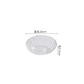 Axyaa Water Ripple Glass Salad Bowl - Specialty Tableware for Molecular Cuisine