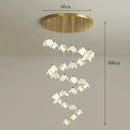 Axyaa Elegant Chandelier Pendant Lights for Dining Room and Salon