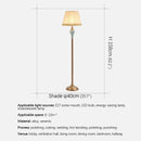 Axyaa Nordic Ceramic LED Floor Lamp - Modern Creative Design for Home Decor