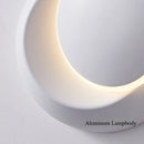 Axyaa Brushed Aluminum Wall Sconce for Living Room Bedroom - 360 Rotation, Indoor Lighting