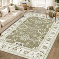 Axyaa Bohemian Style Vintage Living Room Carpet - Large Non-slip Area Rug
