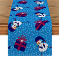 Snowman Tree Table Runner Kitchen Dining Decor by Axyaa
