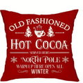 Axyaa Gingerbread Bakery & Candy Cane Christmas Pillowcase Room Sofa Decor Suite