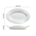 Axyaa Irregular Fish Plate for Molecular Cuisine Restaurant Tableware