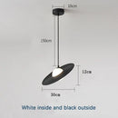 Axyaa Black White Chandelier, Nordic Minimalist Design for Restaurant, Bar, Bedroom