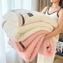 Axyaa Class A Thickened Fleece Sofa Blanket - Multi-functional Coral Fleece