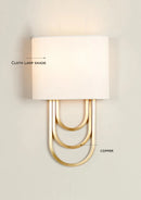 Axya Modern Copper LED Wall Lamp for Room, Bedroom, Living Room, Aisle