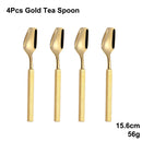 Axyaa Gold Cutlery Set Stainless Steel 304 Tableware Knife Fork Spoon Dinner Set
