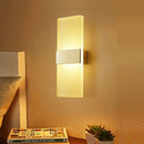 Axyaa Acrylic LED Wall Lamp - Modern Simple Design, Creative Rectangular Ellipse Shape
