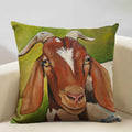 Axyaa Linen Farm Animals Cushion Cover 45x45CM - High-quality Bedroom Decor