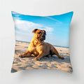 Axyaa Dog Pig Pattern Polyester Throw Pillow Cover Home Decor Pillowcases 45 x 45cm