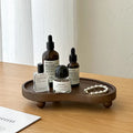 Axyaa Nordic Wood Decorative Tray for Home and Kitchen Organization