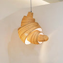 Axyaa Art Croissant LED Chandelier Pendant Lamp for Bedroom, Bar, and Bakery