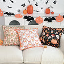 Day of The Dead Pumpkin Cushion Cover - Axyaa Festive Home Decor