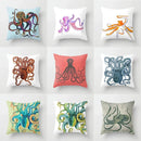 Axyaa Psychedelic Octopus Print Pillowcase - Home Decor
