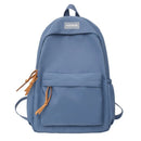 Axyaa Waterproof Nylon Teen Backpack, Black Fashion Schoolbag for Girls and Women.